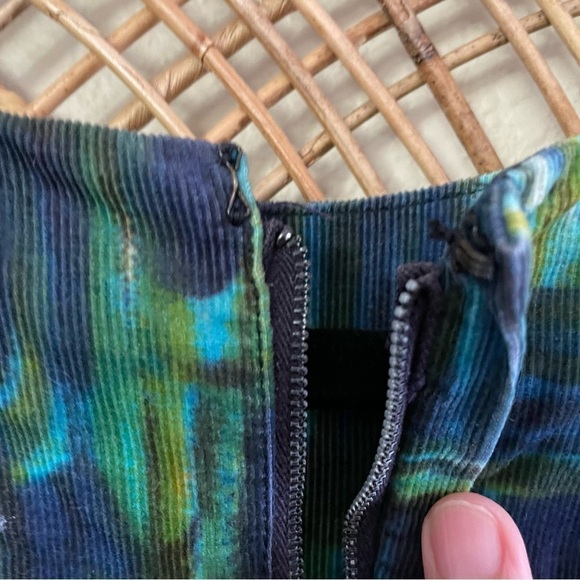 VTG Hale Muu Hawaiian Abstract Tiki Muumuu Dress Artsy 60s 70s *see msrmts - Picture 5 of 11